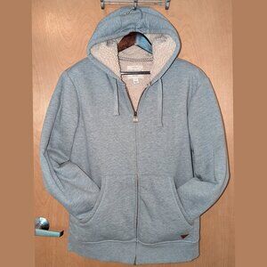 Original Weatherproof Vintage Unisex (Men's) Sherpa Lined Zip Up Hoodie, Large